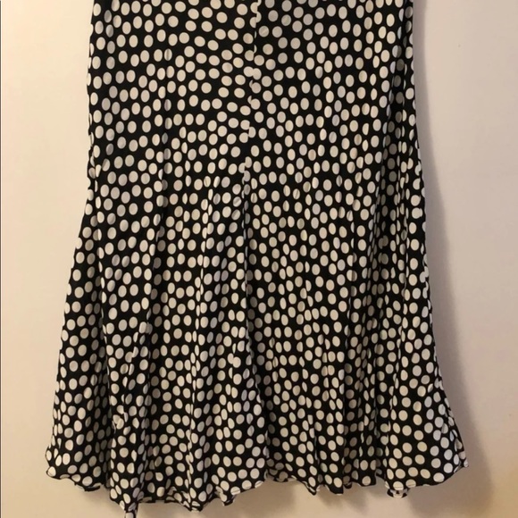 NWOT Zara Polka Dot Long Silk Maxi Skirt - Picture 9 of 16